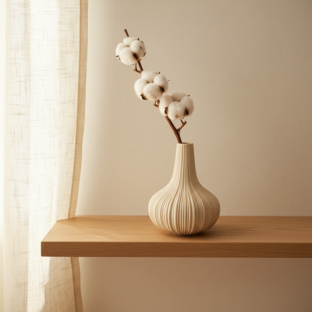 Beige Bud Vase Lifestyle