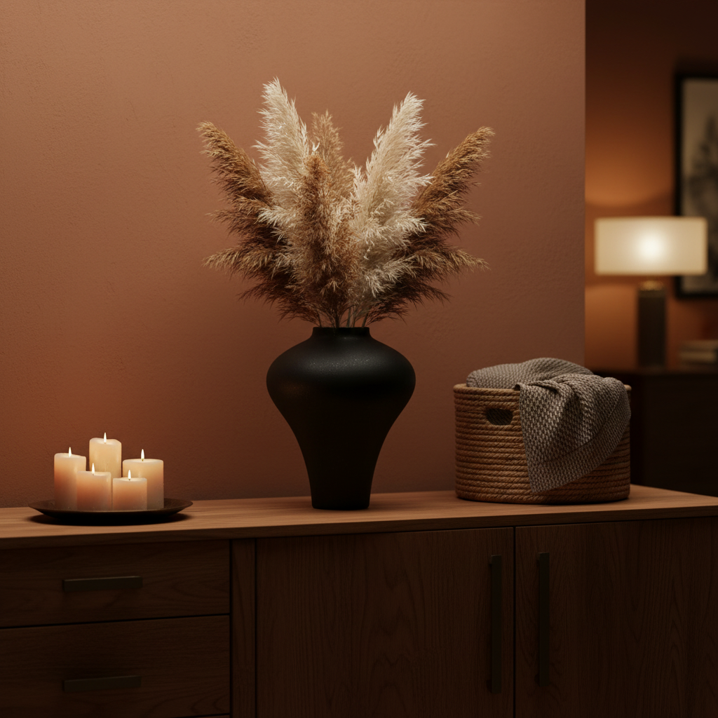 Black Vase - Moody
