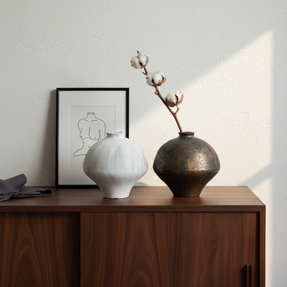 Both vases equal size