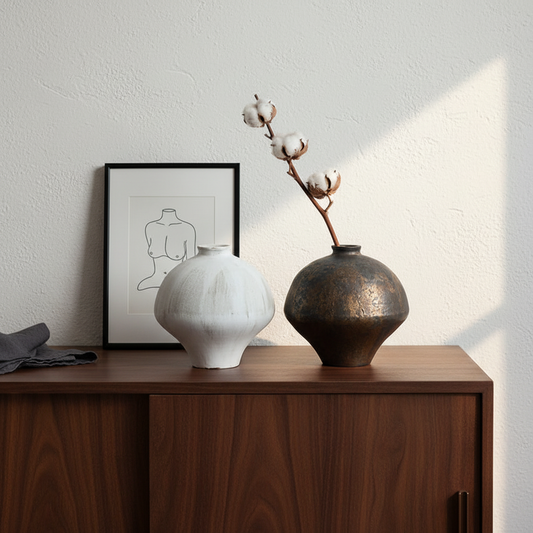 Both vases equal size