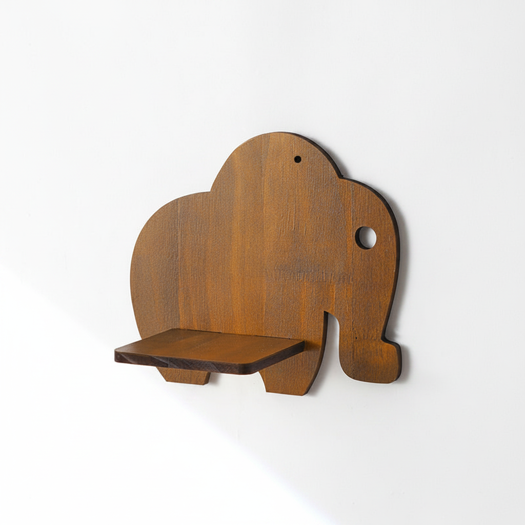 Wooden Novelty Wall Shelf | Decorative Mini Shelf in 11 Designs