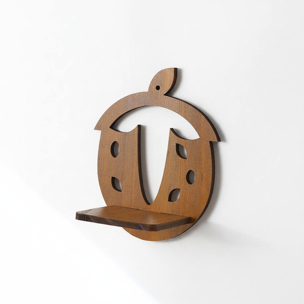 Wooden Novelty Wall Shelf | Decorative Mini Shelf in 11 Designs