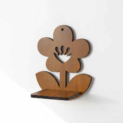Wooden Novelty Wall Shelf | Decorative Mini Shelf in 11 Designs