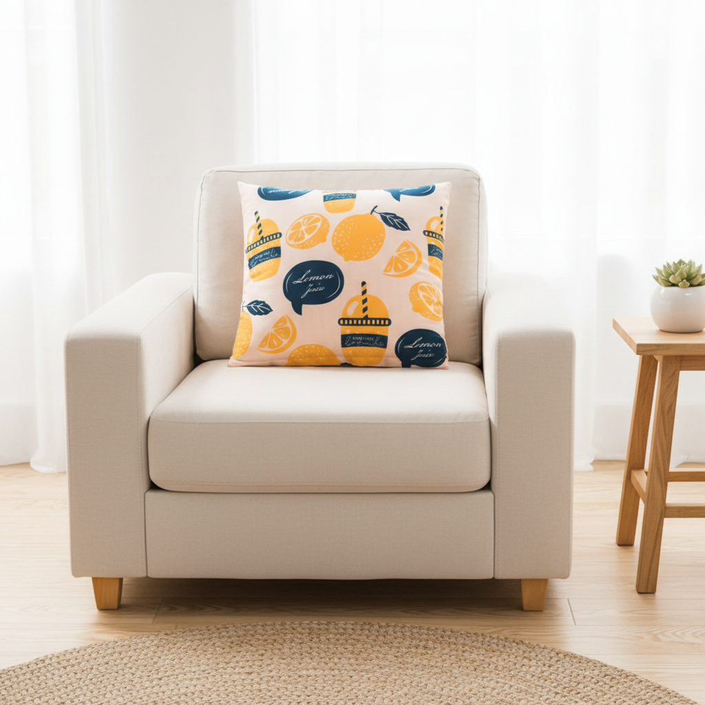 Lemon Juice Cushion