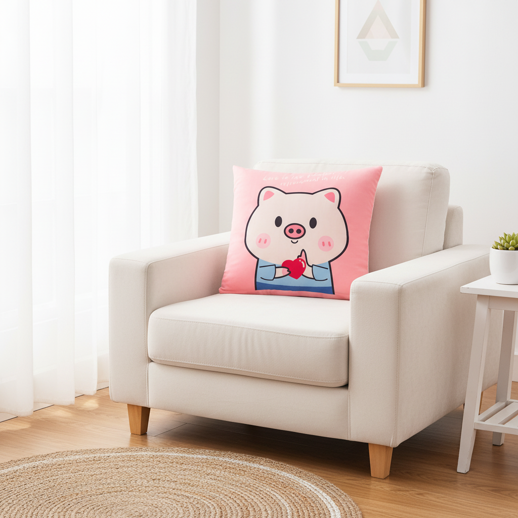 Love Pig Cushion