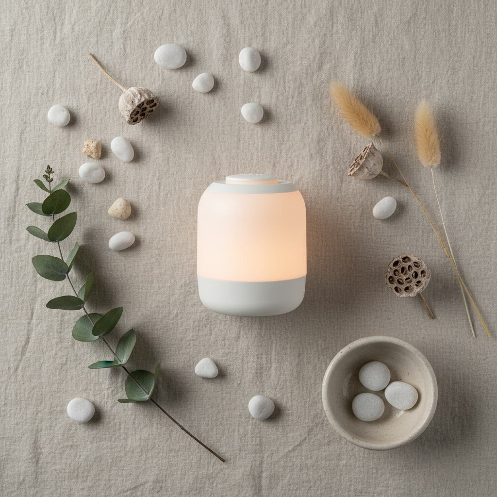 Luma White — Flat Lay